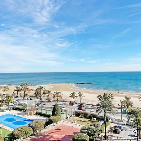 Global Properties, Apartamento Con Terraza E Increibles Vistas Al Mar Sagunto Buitenkant foto